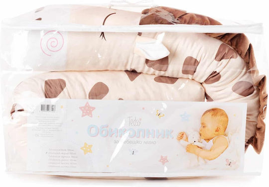 Amek Toys Giraffe Bettumrandungen Schlange Innerhalb Beige 30x185cm