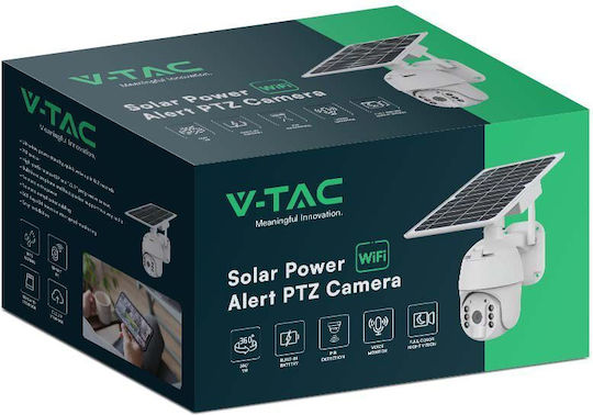 V-TAC 11618 IP Камера за наблюдение Wi-Fi Full HD 1080p Водоустойчива с Двупосочна Комуникация и Обектив 3.6мм