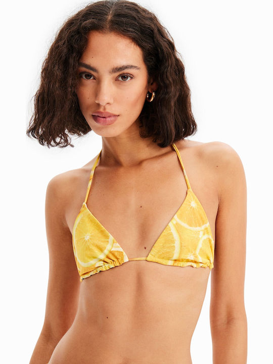 Bikini Τριγωνάκι Floral White/Yellow
