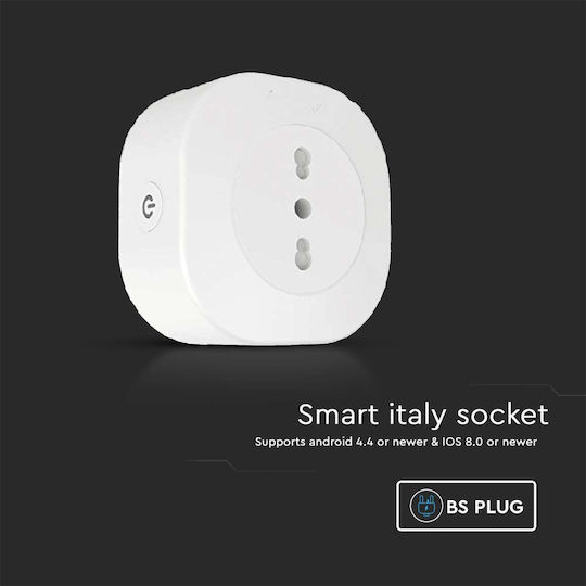 V-TAC Smart Single Socket with Switch