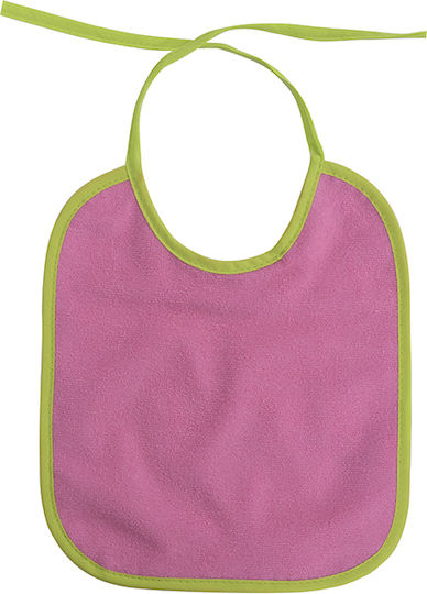 Lorelli Bib Fabric with Lace Band Pink for 0 m+ 7pcs