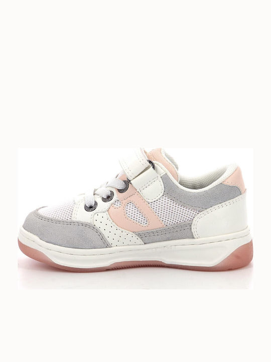 Kikouak Παιδικά Sneakers με Σκρατς Blanc Rose