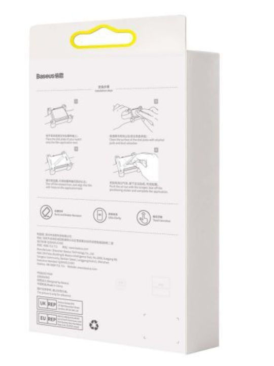 Baseus Curved Glass Protector Vollflächig gehärtetes Glas für das Apple Watch 41mm 1Stück SGWJ010601