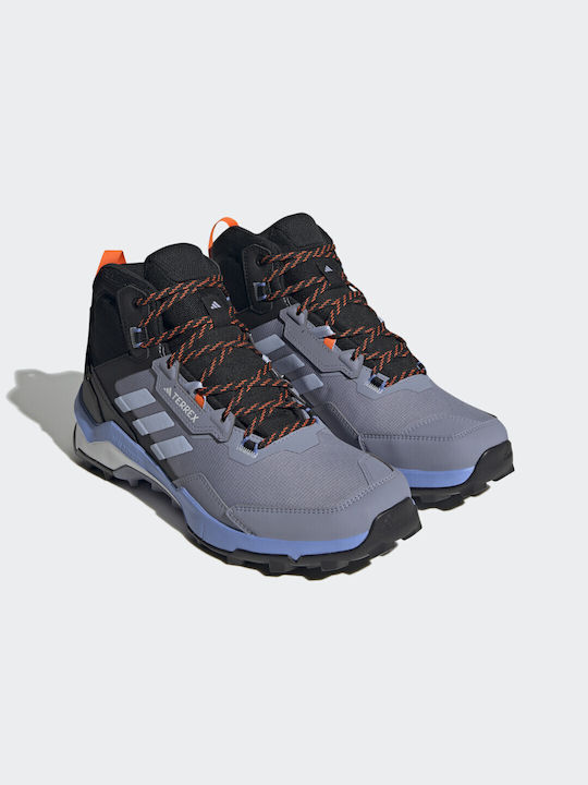 Adidas Terrex AX4 Mid GTX Ανδρικά Ορειβατικά Μποτάκια Αδιάβροχα με Μεμβράνη Gore-Tex Silver Violet / Blue Dawn / Core Black