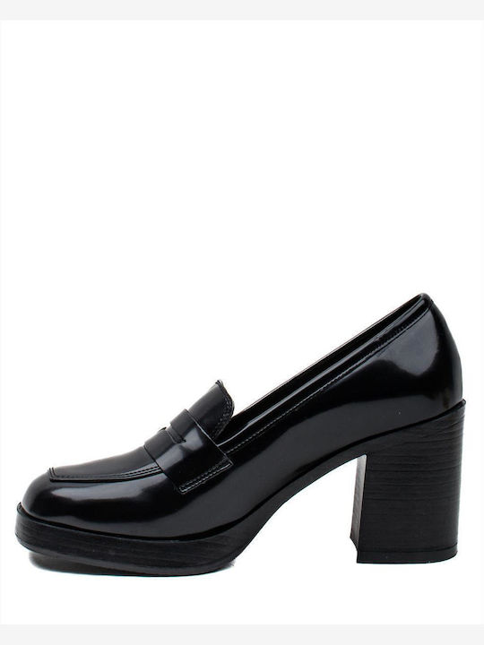 Sante Pumps mit Chunky hohem Absatz Schwarz