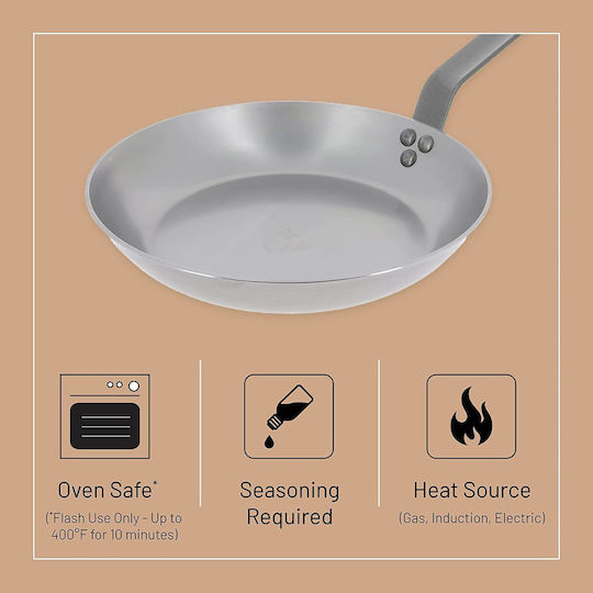 De Buyer Mineral B Pan made of Carbon Steel 32cm
