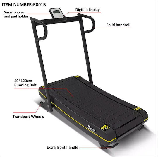 Skygym Curved R001B Μαγνητικός Αναδιπλούμενος Διάδρομος Γυμναστικής για Χρήστη έως 150kg