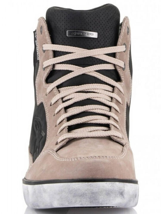 Alpinestars J-6 Ανδρικά Μποτάκια Μηχανής Δερμάτινα Drystar Αδιάβροχα Καφέ