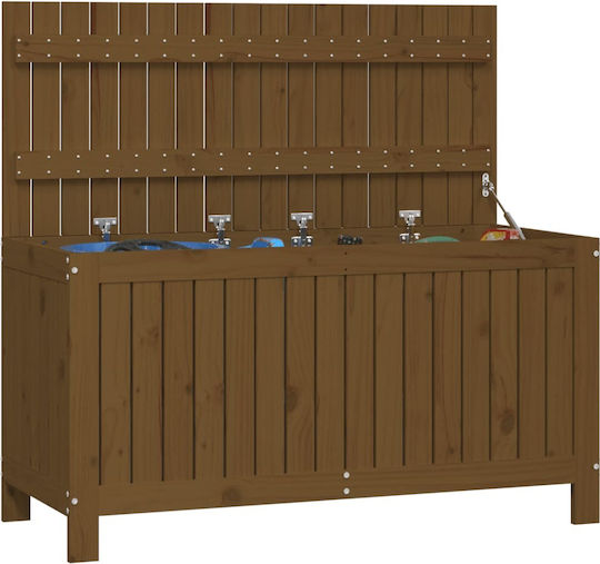 vidaXL Dekorative Truhe Hölzernes Honey Brown 115x49x60cm