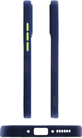 Lime Hardshell Fusion Back Cover Plastic Albastru (Galaxy A54)
