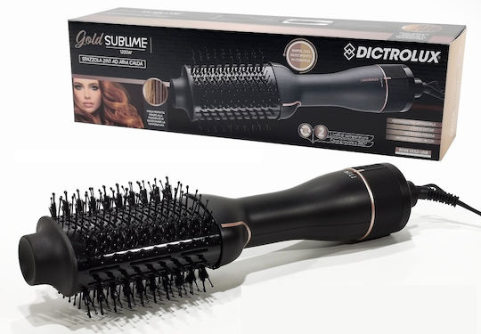DictroLux Ceramic Electric Brush with Air for Straightening 1200W