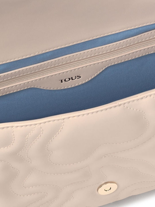 Solara Damen Flap Handtasche Beige