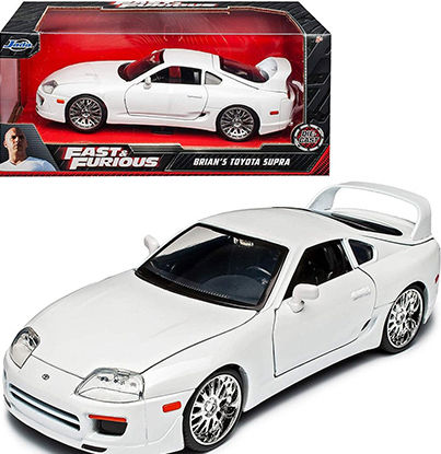 Jada Toys Бързи и яростни: Toyota Supra на Брайън Превозно средство Реплика в мащаб 1:24 253203046