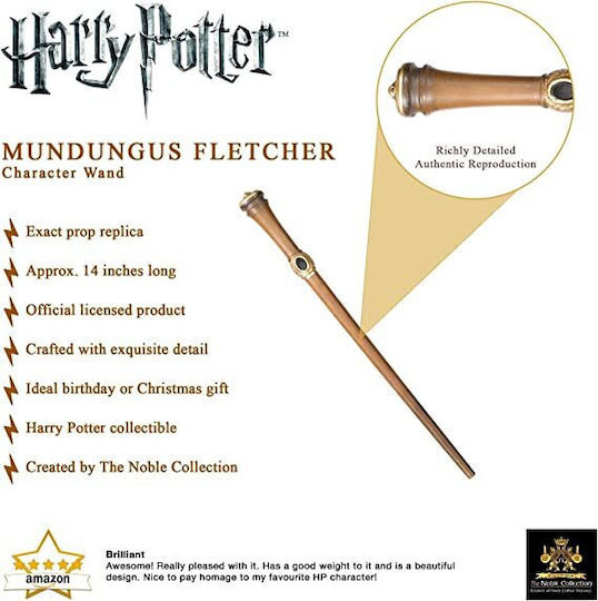 Harry Potter Harry Potter: Mundungus Fletcher Wand (Character Edition) Mundungus Fletcher's Wand Ραβδί Ρέπλικα σε Κλίμακα 1:1