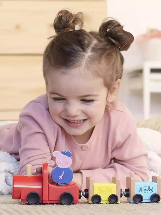 Lumânare De Paște Cu Jucărie Peppa Pig Trenul Din Lemn Al Bunicului Purceluș Pentru Vârsta 2+ Ani Giochi Preziosi