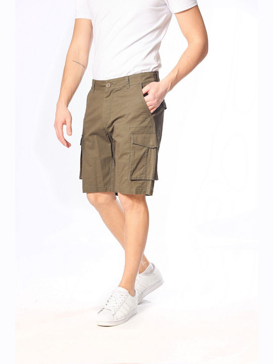 Paco & Co Men's Shorts Cargo Khaki