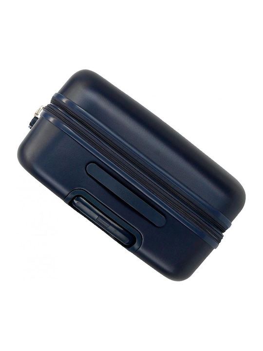 Movom Large Hard Suitcase Navy Blue with 4 Wheels Height 80cm