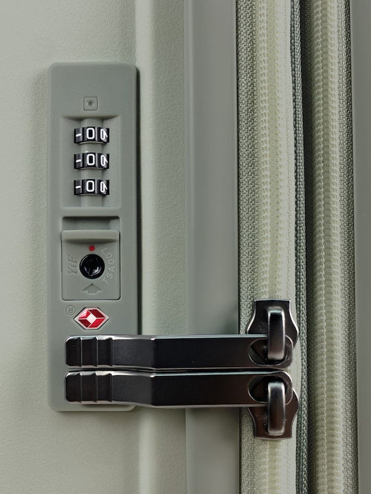 Bg Berlin Expandable Zip2 Μεγάλη Βαλίτσα Ταξιδίου Σκληρή Χακί με 4 Ρόδες Ύψους 69.5εκ.