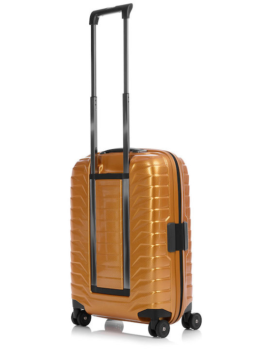 Samsonite Proxis Βαλίτσα Ταξιδίου Καμπίνας Σκληρή Χρυσή με 4 Ρόδες Ύψους 55εκ.