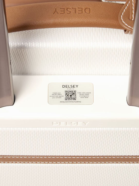 Delsey Chatelet Air 2.0 Голям Куфар За Пътуване Твърд Бежов С 4 Колела Височина 76 См