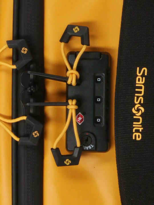 Samsonite Ecodiver Βαλίτσα Ταξιδίου Καμπίνας Υφασμάτινη Κίτρινη με 4 Ρόδες Ύψους 55εκ.