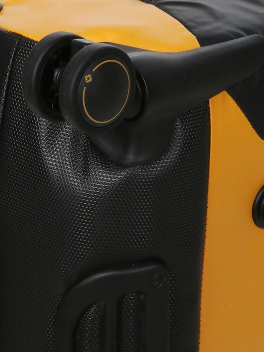 Samsonite Ecodiver Βαλίτσα Ταξιδίου Καμπίνας Υφασμάτινη Κίτρινη με 4 Ρόδες Ύψους 55εκ.