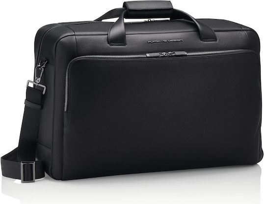 Porsche Design Roadster Σακ Βουαγιάζ Μαύρο από Δέρμα Μ51xΠ24xΥ35εκ.