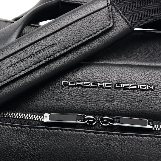 Porsche Design Roadster Σακ Βουαγιάζ Μαύρο από Δέρμα Μ51xΠ24xΥ35εκ.