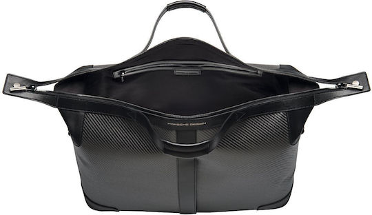 Porsche Design Weekender Σακ Βουαγιάζ Μαύρο από Δερματίνη Μ50xΠ22xΥ32εκ.