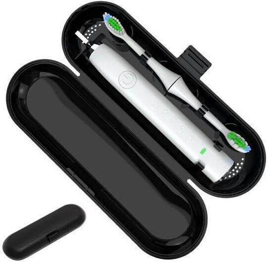 Plastic Countertop Toothbrush Holder Black