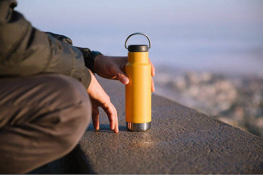 Klean Kanteen Sticlă Termos Izolată Din Oțel Inoxidabil Fără BPA 350ml Marigold Cu Buclă