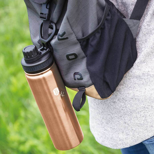 Berlinger Haus Metallic Line Bottle Thermos Stainless Steel 540ml Rose Gold Edition with Mouthpiece