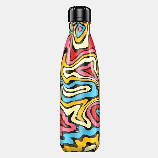 Chilly's Artist Series Μπουκάλι Θερμός Ανοξείδωτο BPA Free 500ml Psychedelic Dream