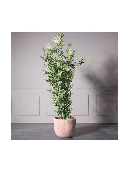 Supergreens Stripe Κασπώ Κεραμικό Ροζ 44x44x36.5εκ.