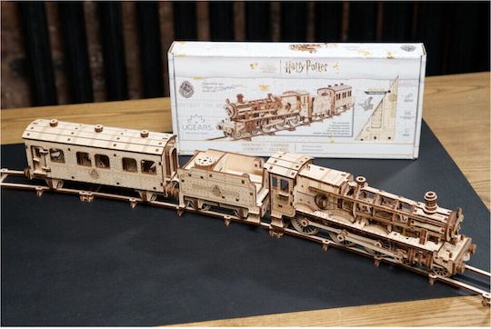 Ugears Jucărie de Construcție din Lemn Hogwarts Express
