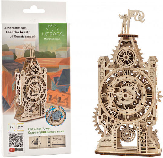 Ugears Holz-Bauspielzeug Clock Tower