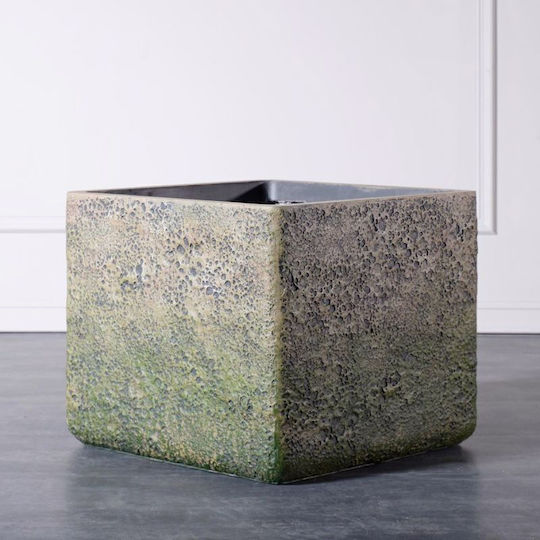 Supergreens Саксия Керамика Зелен 44x38x38εκ.