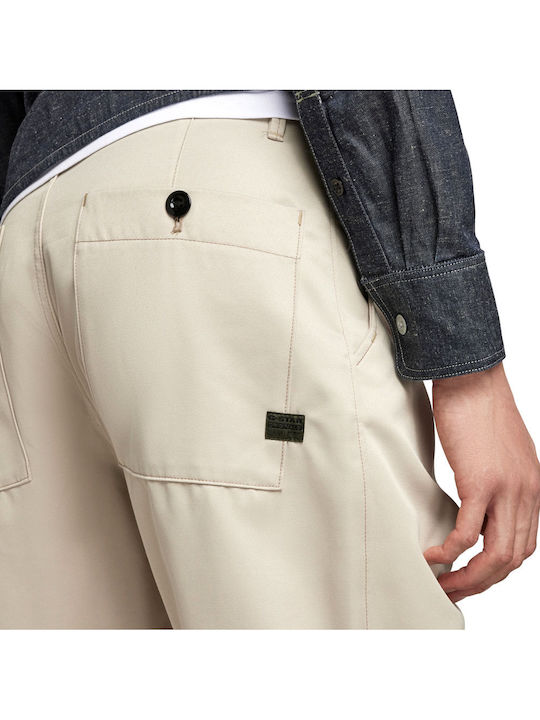 Worker Ανδρικό Παντελόνι Chino Relaxed Fit Μπεζ