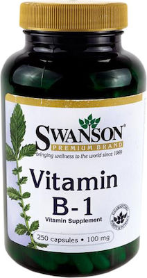 Swanson Vitamin B-1 Vitamina 100mg 250 capace