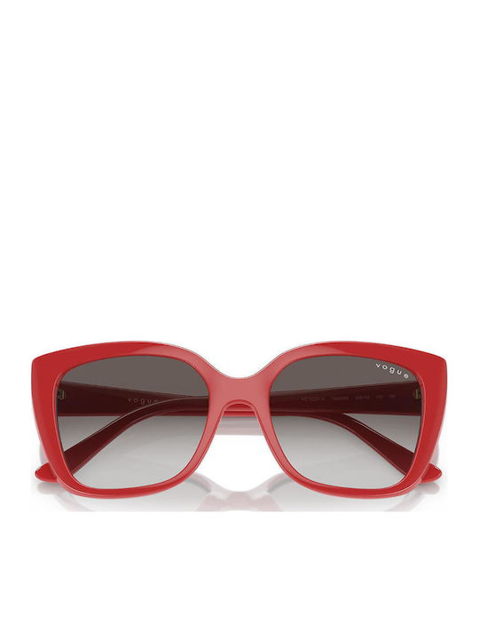 Vogue Women's Sunglasses with Red Tartaruga Horn-Rimmed Frame and Grey Gradient Lenses VO5337S 30808G