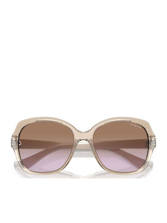 Vogue Ochelari De Soare Pentru Femei Cu Ramă Bej Din Plastic Și Lentile Gri Degrade VO2871S 2990/68