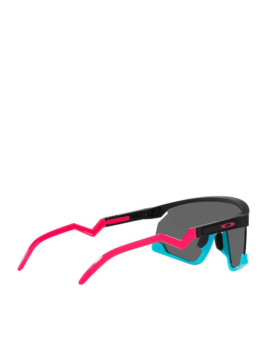 Oakley Bxtr Unisex Sunglasses with Multicolour Plastic Frame and Black Lens OO9280-05