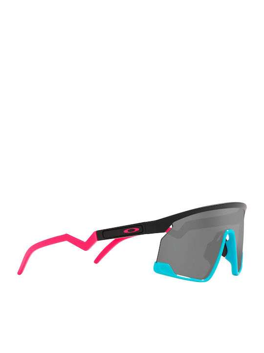 Oakley Bxtr Unisex Sunglasses with Multicolour Plastic Frame and Black Lens OO9280-05