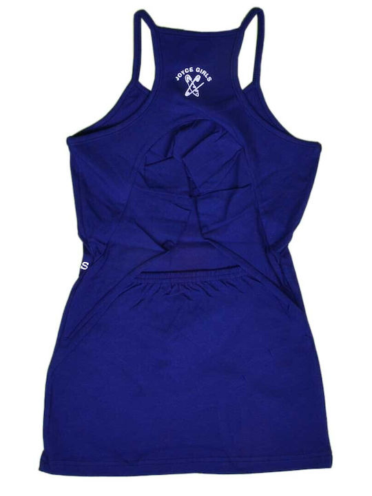 Joyce Love Pin Kids Dress Sleeveless Blue