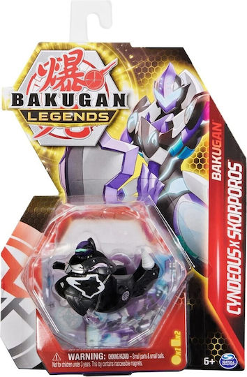 Spin Master Миниатюрна играчка Bakugan Cyndeous X Skorporos Core Ball за 6+ Години