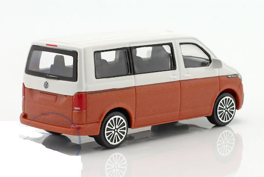 Bburago Αυτοκινητάκι Volkswagen VW T6.1 Transporter - Κόκκινο 1:43 για 3+ Ετών