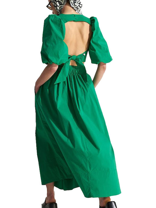 Ale - The Non Usual Casual Maxi Skirt in Green color