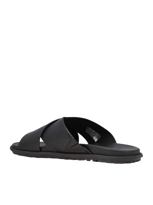 Solivan Sandale Casual Damă Din Piele Negre