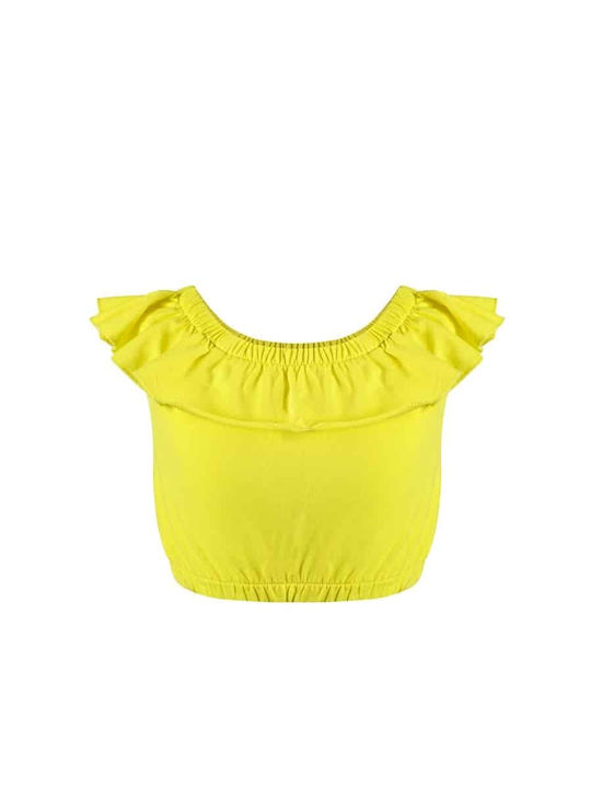 Energiers Kids Set with Skirt Summer 2pcs Yellow