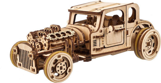 Ugears Παιχνίδι Κατασκευών Ξύλινo Αυτοκίνητο Furious Mouse